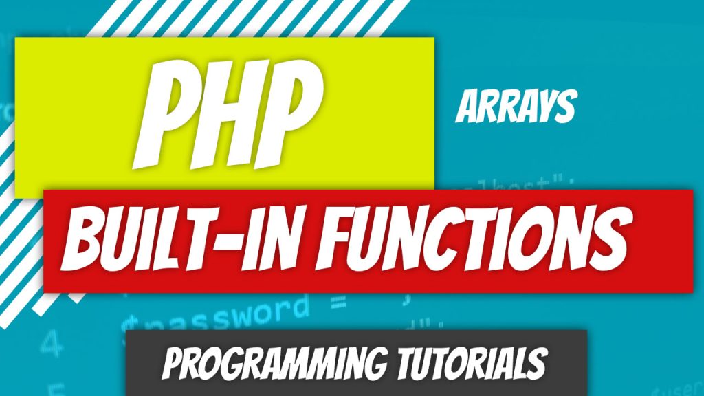PHP Array Functions - Dino Cajic