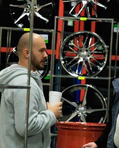 Dino Cajic at Western Wheel and Tire