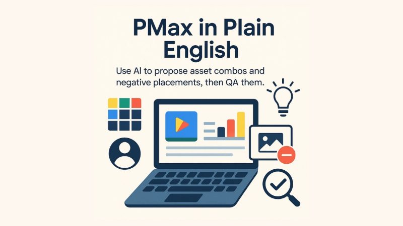 Guide PMax—don’t let it drive you.